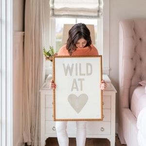 Gray/Grey (Mushroom) Wild at Heart Framed Print - Jillian Harris